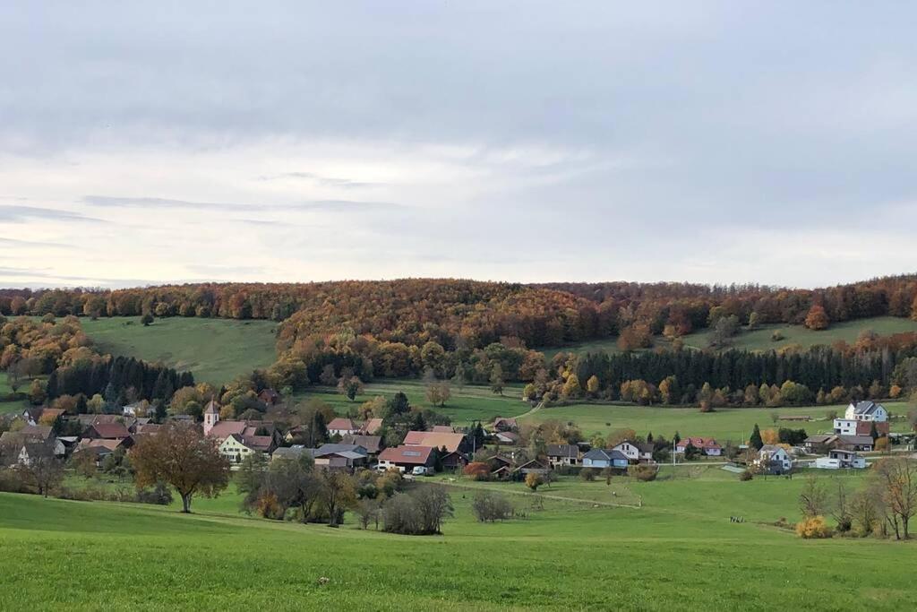 Villa Havre de paix dans le Jura Alsacien avec piscine privée externe de mai à septembre Bendorf Exterior foto