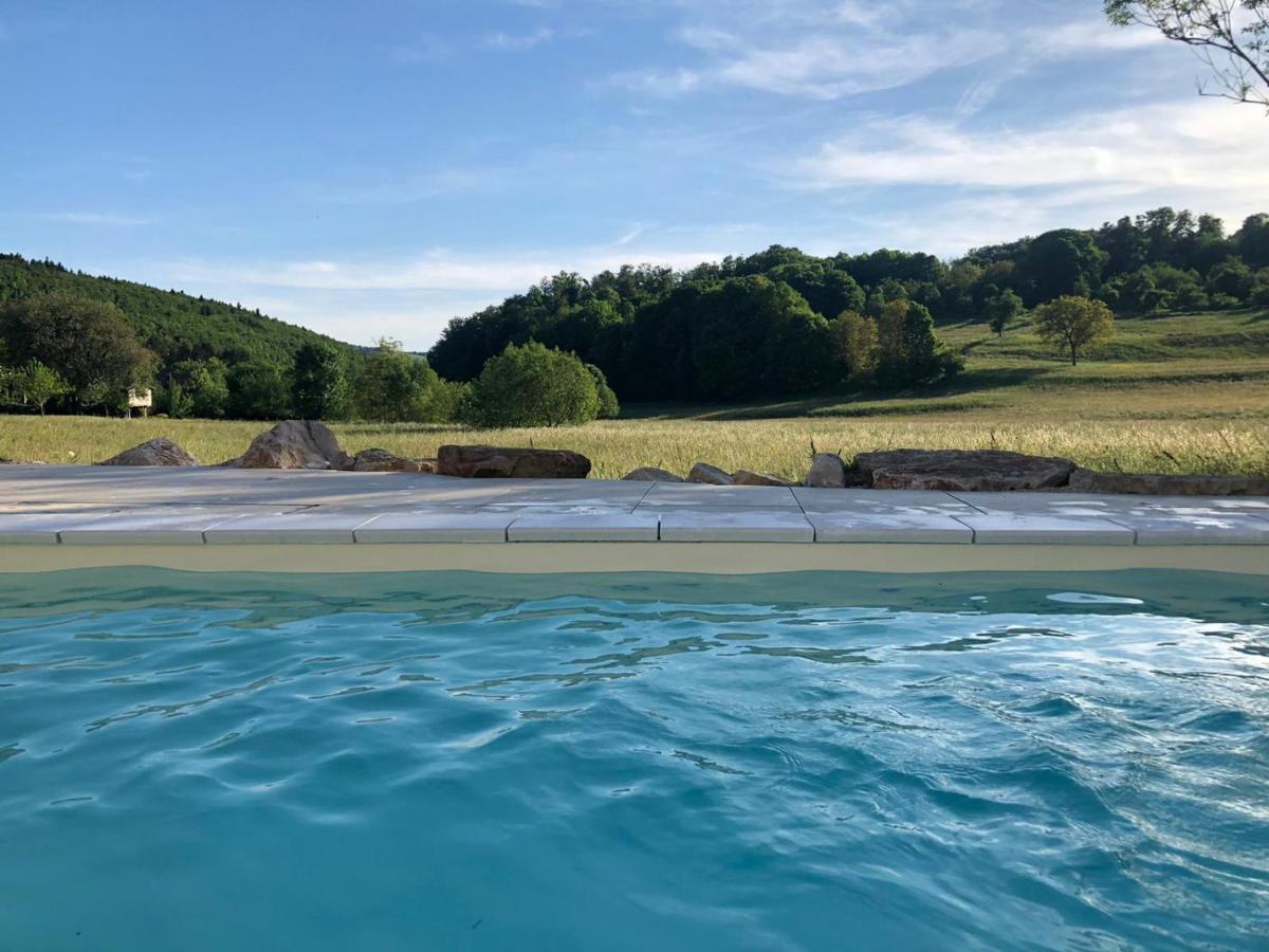 Villa Havre de paix dans le Jura Alsacien avec piscine privée externe de mai à septembre Bendorf Exterior foto